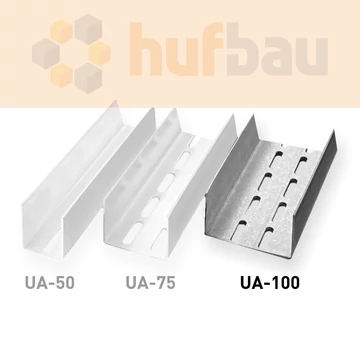 Merevítőprofil - 2 mm UA100 - 3 m