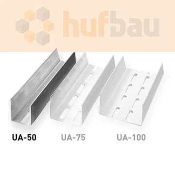 Merevítőprofil - 2 mm UA50 - 3 m