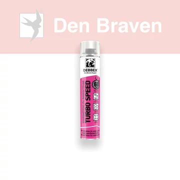 DENBRAVEN Gyorskötésű PU Ragasztóhab TURBO SPEED 750ml