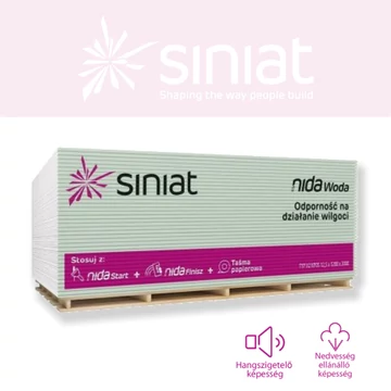 SINIAT Gipszkarton lap impregnált