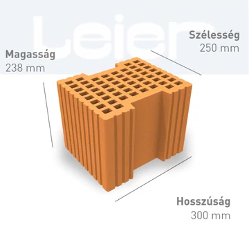 LEIERTHERM AKU 30 HT habarcstáskás tégla