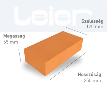 LEIERTHERM Kisméretű tömör tégla