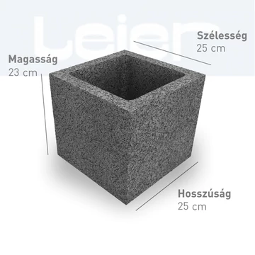LEIER Pillérzsaluzó elem 25