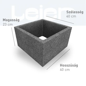 LEIER Pillérzsaluzó elem 40