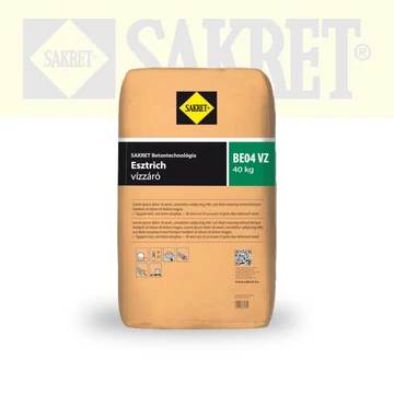 SAKRET BE-04A VZ Vízzáró beton esztrich 40kg