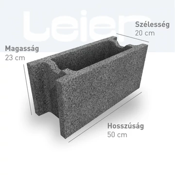 LEIER Zsaluzóelem 20