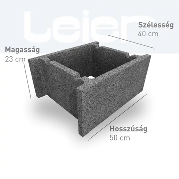 LEIER Zsaluzóelem 40