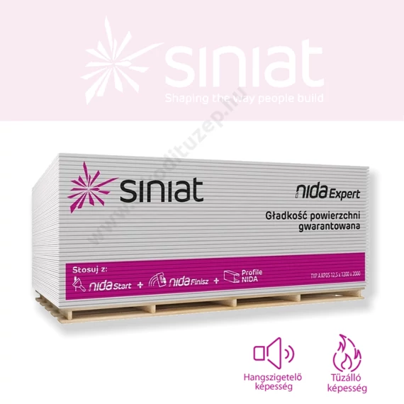 SINIAT Gipszkarton lap sima